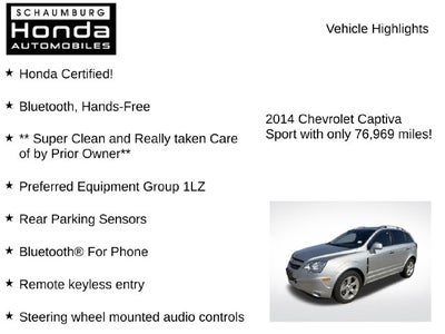 2014 Chevrolet Captiva Sport LTZ