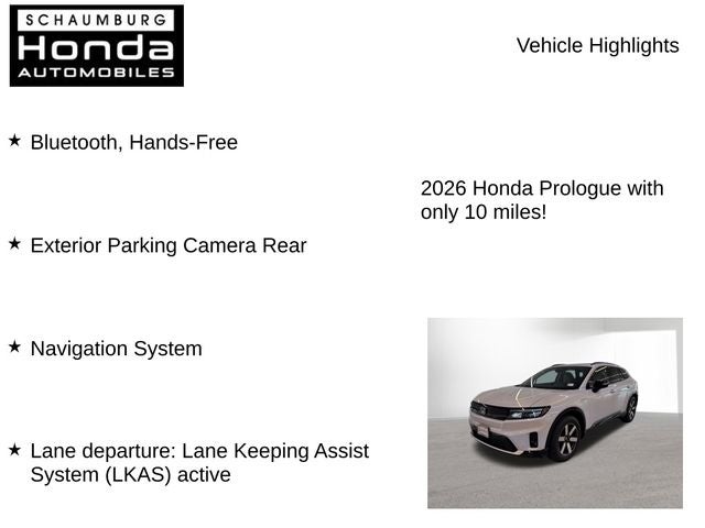 2026 Honda Prologue Touring