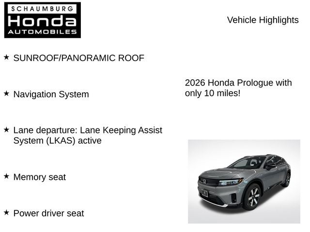 2026 Honda Prologue Touring