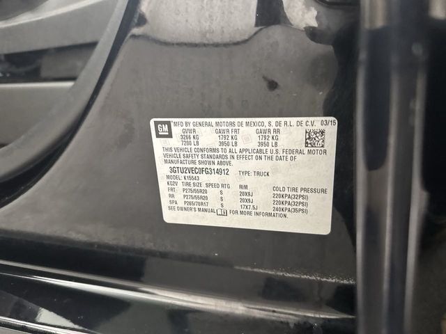 2015 GMC Sierra 1500 SLT