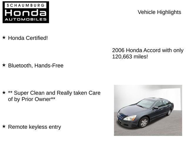 2006 Honda Accord LX 2.4