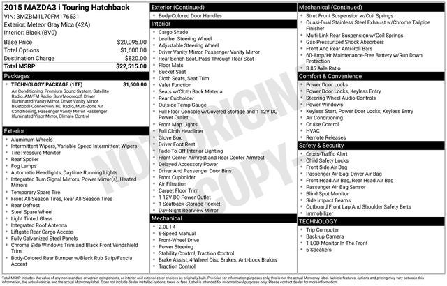 2015 Mazda Mazda3 i Touring