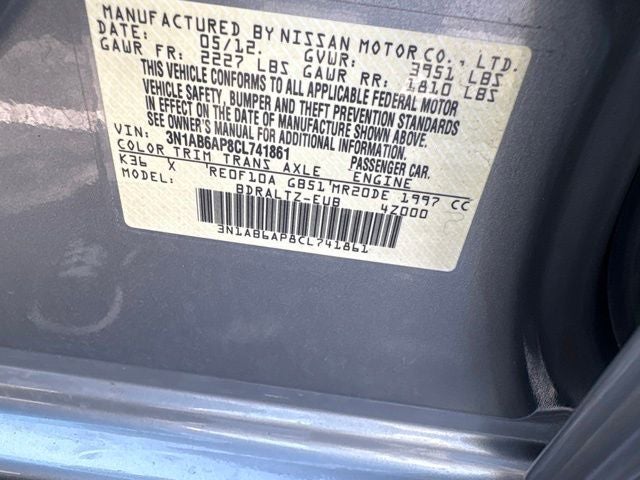 2012 Nissan Sentra 2.0 S