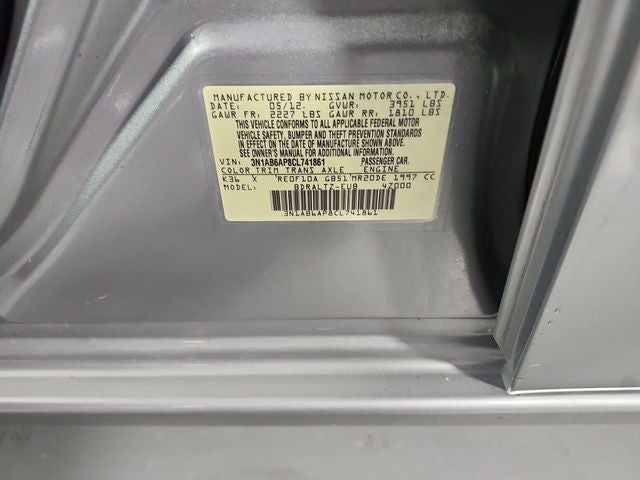 2012 Nissan Sentra 2.0 S