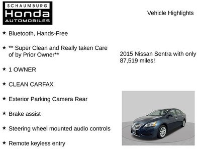 2015 Nissan Sentra SV