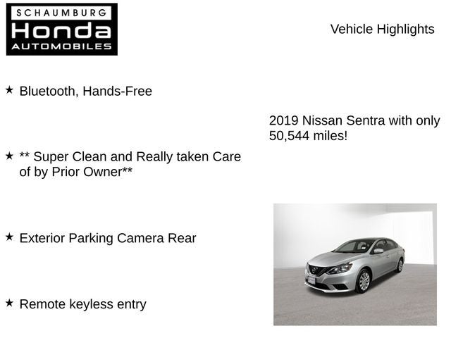 2019 Nissan Sentra S