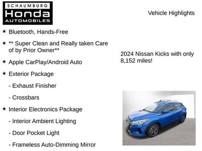 2024 Nissan Kicks SV