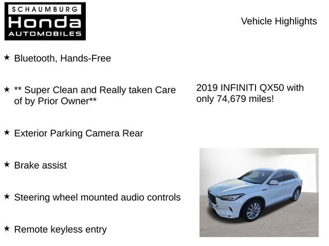 2019 INFINITI QX50 PURE