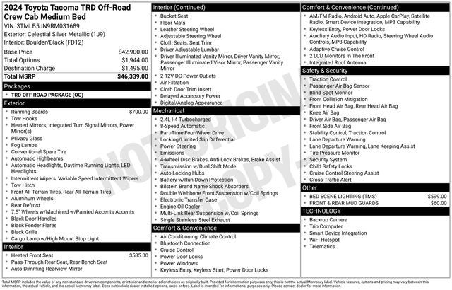 2024 Toyota Tacoma TRD Off-Road