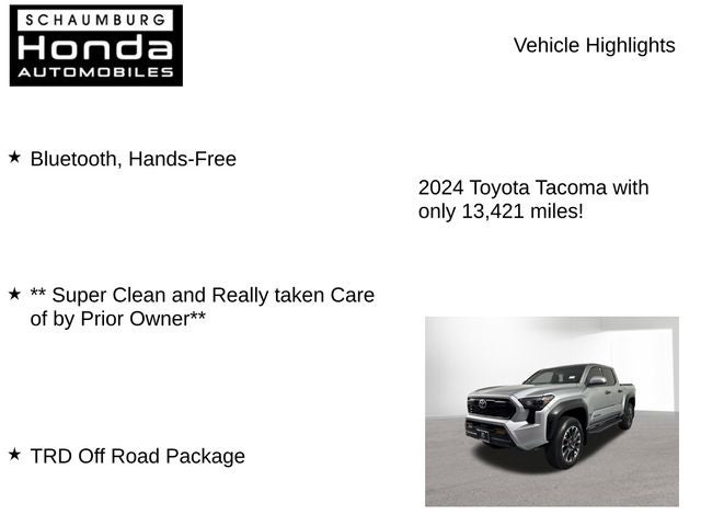 2024 Toyota Tacoma TRD Off-Road
