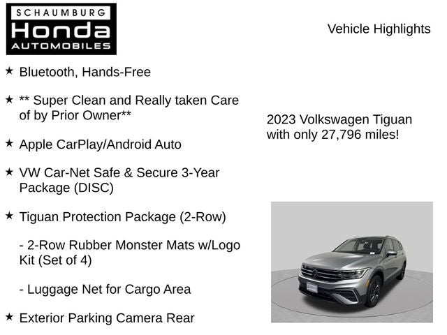 2023 Volkswagen Tiguan 2.0T SE