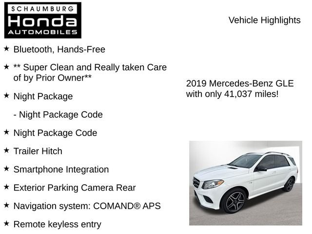 2019 Mercedes-Benz GLE GLE 43 AMG® 4MATIC®