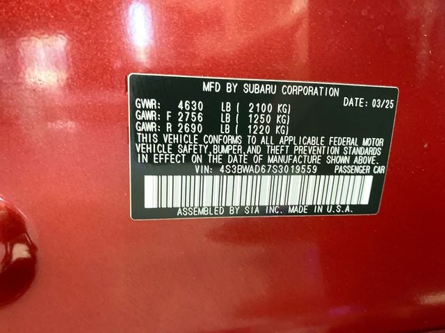 2025 Subaru Legacy Premium