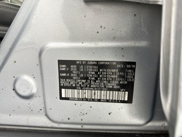 2019 Subaru Outback 2.5i Limited