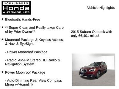 2015 Subaru Outback 2.5i Limited