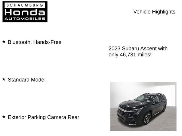 2023 Subaru Ascent Limited