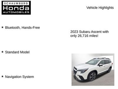 2023 Subaru Ascent Touring