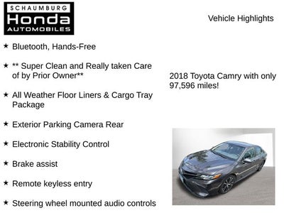 2018 Toyota Camry SE