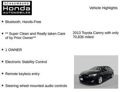 2013 Toyota Camry SE