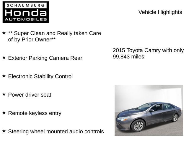 2015 Toyota Camry LE