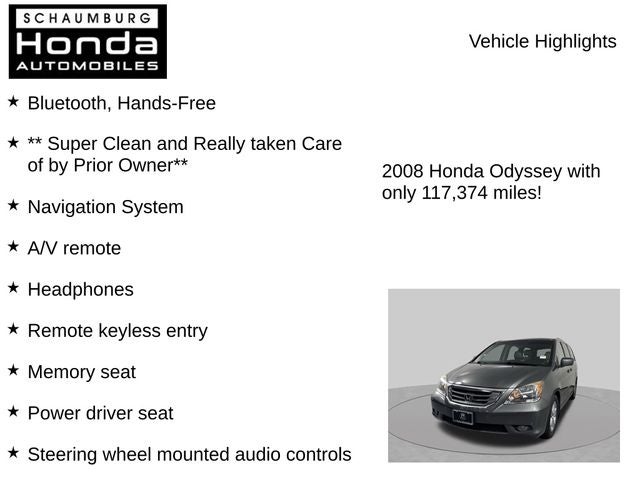 2008 Honda Odyssey Touring