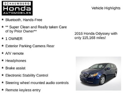 2016 Honda Odyssey SE