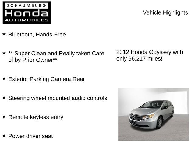 2012 Honda Odyssey EX-L