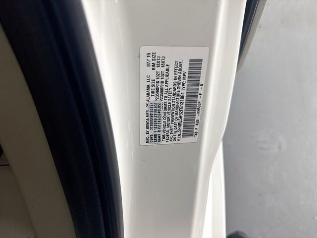 2015 Honda Odyssey Touring Elite
