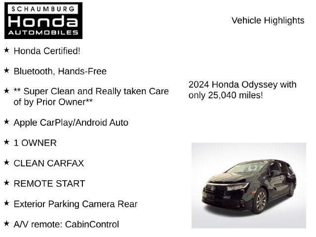 2024 Honda Odyssey EX-L