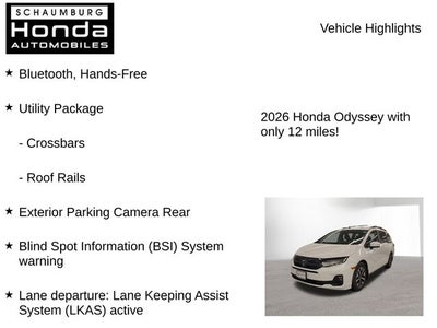 2026 Honda Odyssey EX-L