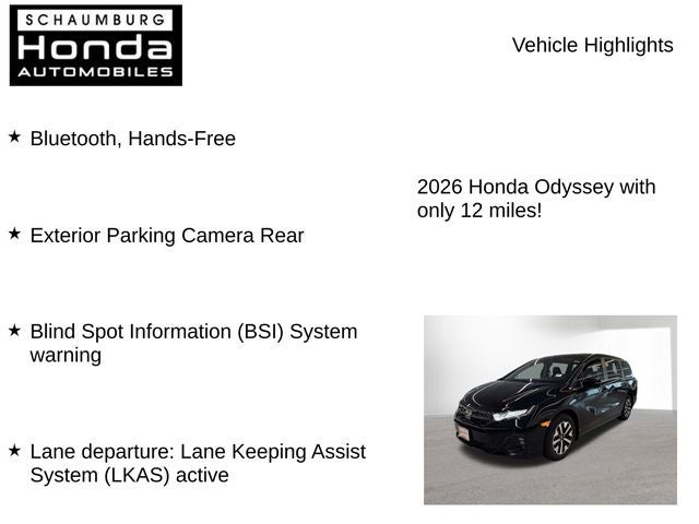 2026 Honda Odyssey EX-L