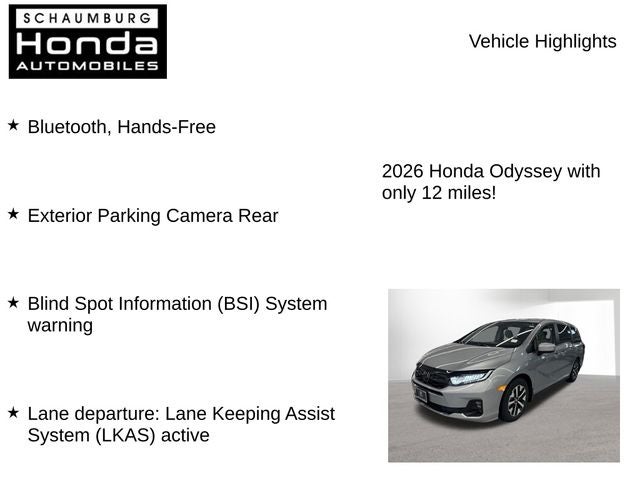 2026 Honda Odyssey EX-L