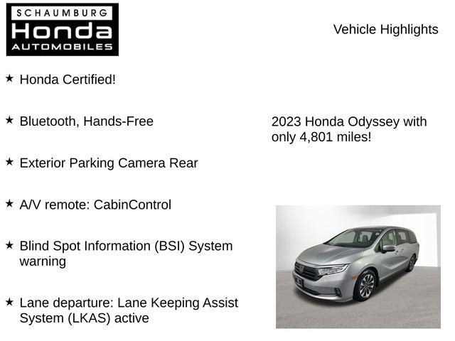 2023 Honda Odyssey EX-L