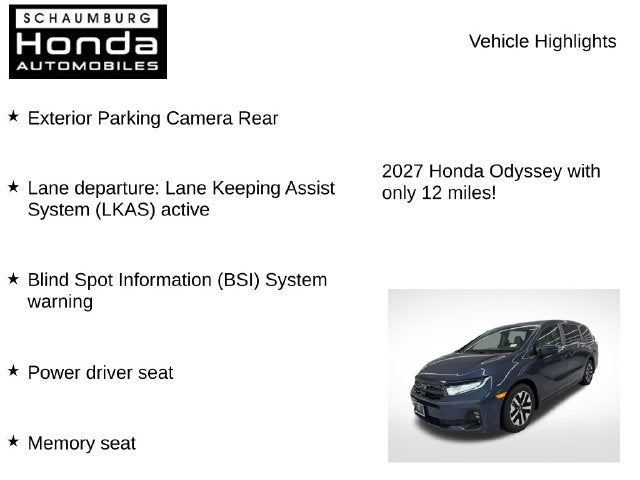 2027 Honda Odyssey EX-L