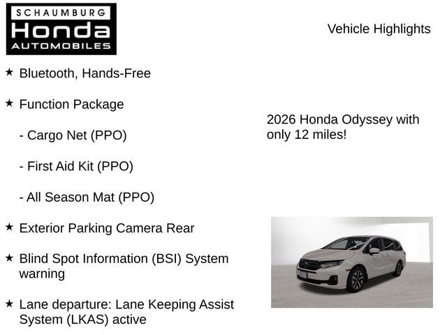 2026 Honda Odyssey EX-L