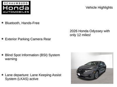 2026 Honda Odyssey EX-L