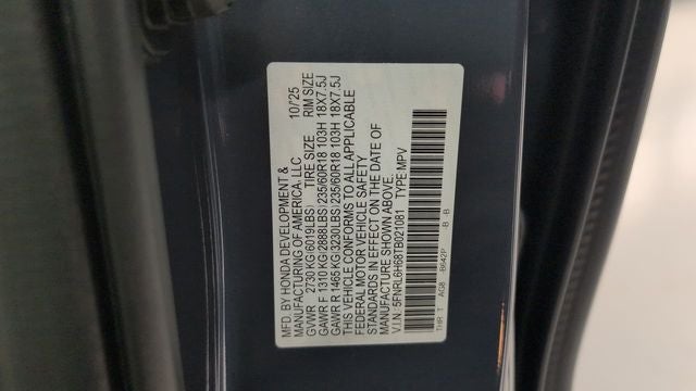 2026 Honda Odyssey EX-L