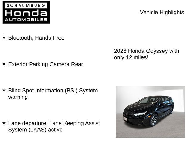 2026 Honda Odyssey EX-L