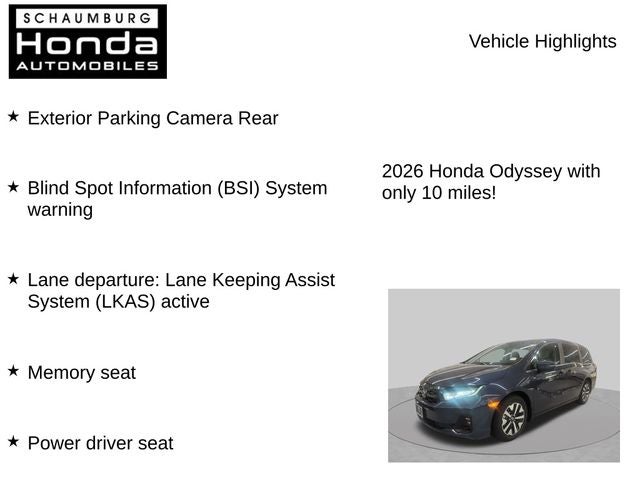 2026 Honda Odyssey EX-L