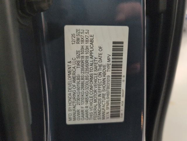 2026 Honda Odyssey EX-L