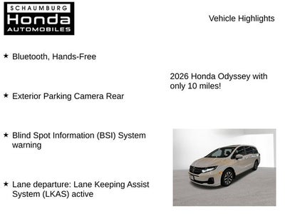 2026 Honda Odyssey EX-L