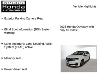 2026 Honda Odyssey EX-L