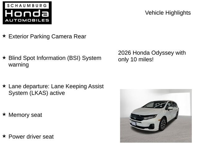 2026 Honda Odyssey EX-L