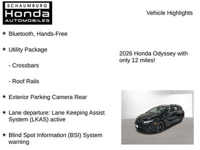 2026 Honda Odyssey Sport-L