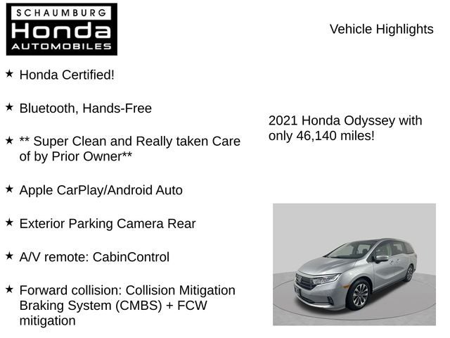 2021 Honda Odyssey EX-L