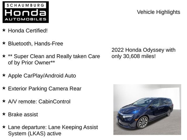 2022 Honda Odyssey EX-L