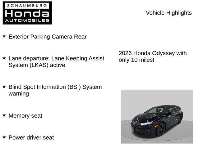 2026 Honda Odyssey Sport-L
