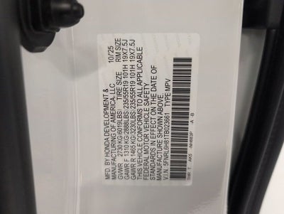 2026 Honda Odyssey Touring