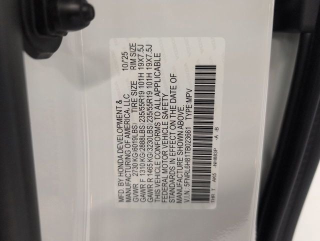 2026 Honda Odyssey Touring