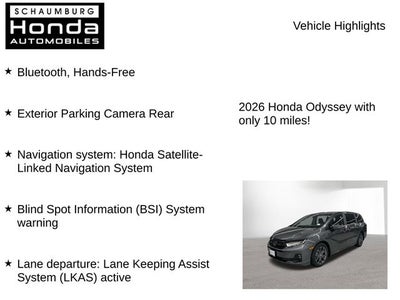 2026 Honda Odyssey Touring